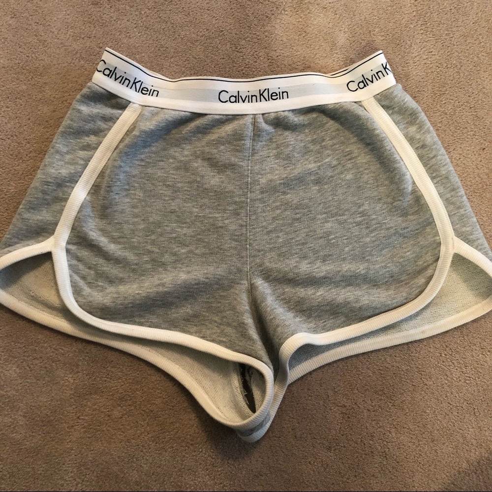 Calvin Klein Grey Sleep Shorts